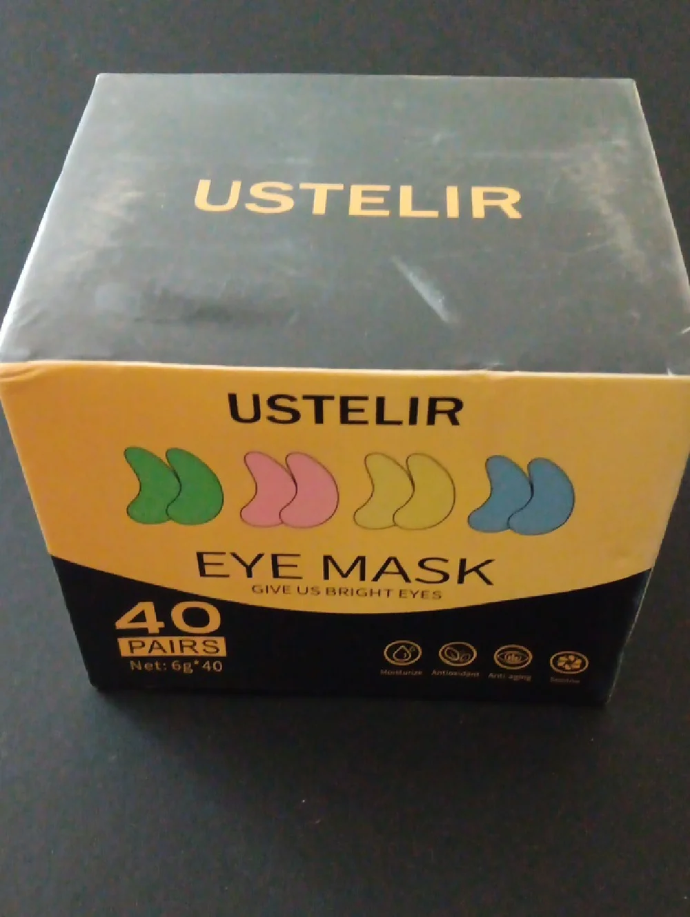 Green Eye Masks - 40 Pairs
